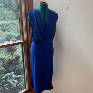 Amanda Uprichard Royal Blue Midi Dress